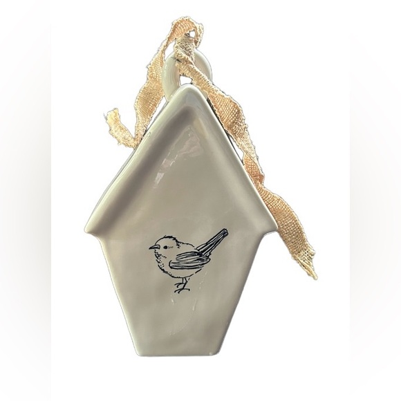 🪺RAE DUNN!! “PERCH” CERAMIC BIRDHOUSE!! SUPER CUTE!! GREAT CONDITION! - Picture 2 of 13